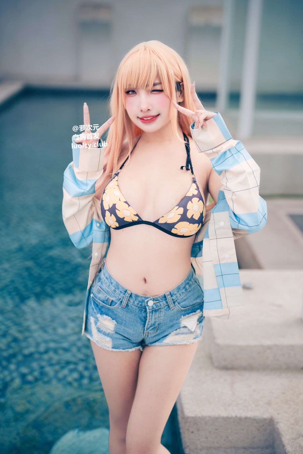 Coser@慕慕Momo – Marin 海夢 – Ver.泳裝 (62P – 3V)