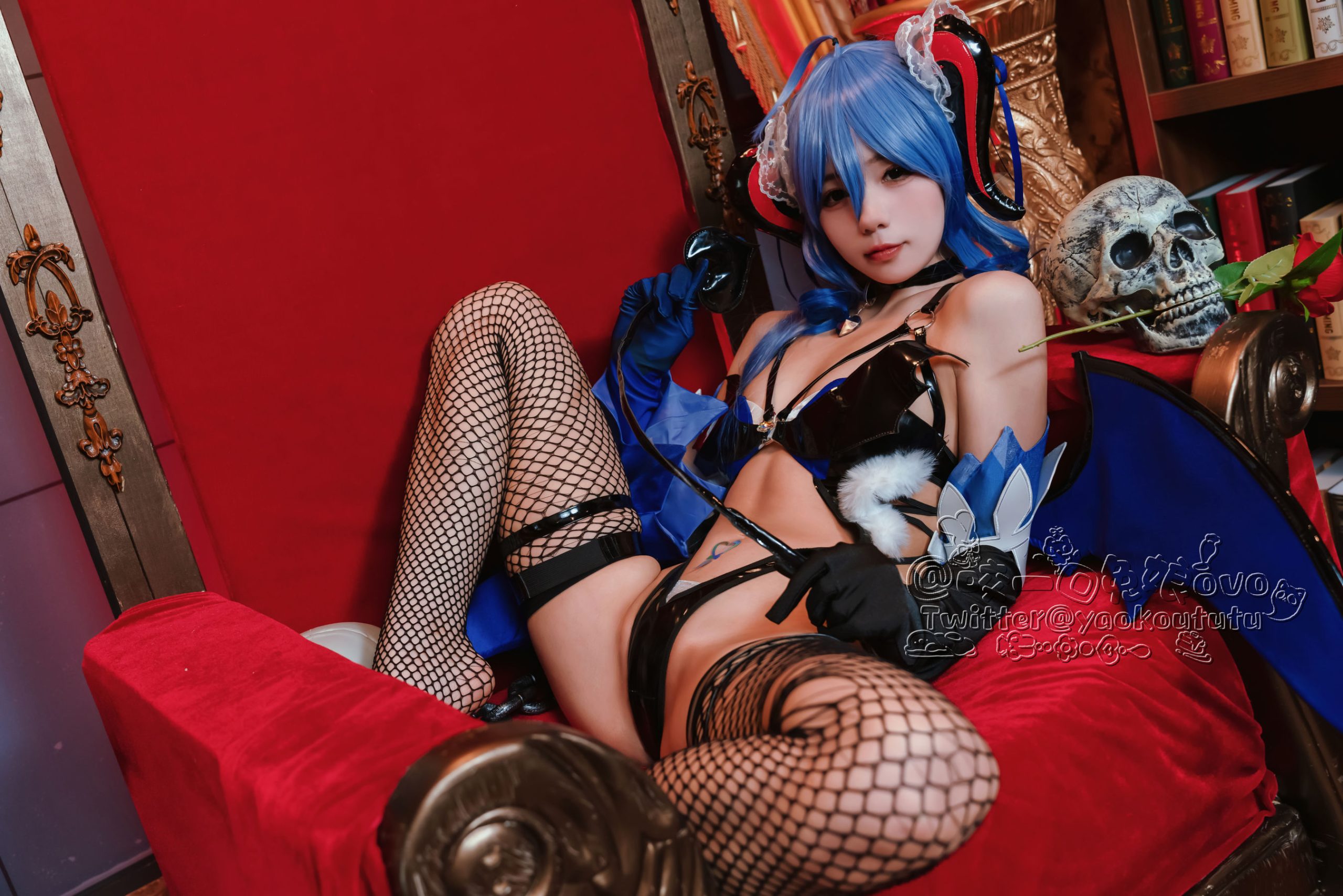 [福利COS] 咬一口兔娘 - 甘雨魅魔