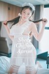[DJAWA] PIA - Sheer Chiffon Apron