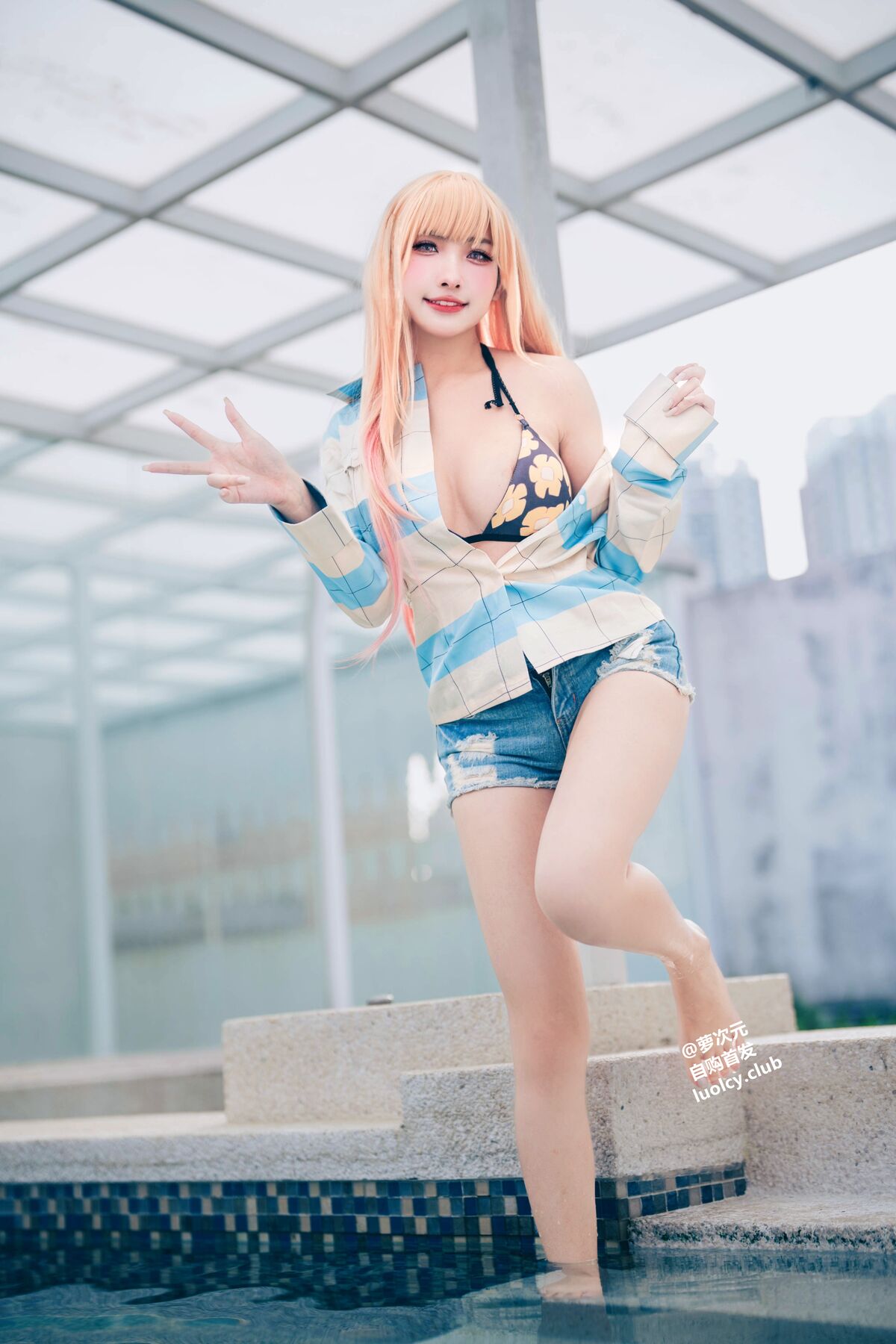Coser@慕慕Momo – Marin 海夢 – Ver.泳裝 (62P – 3V)