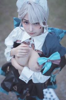 Coser@慕慕Momo – 原神 Genshin 琳妮特的色情魔術 室外