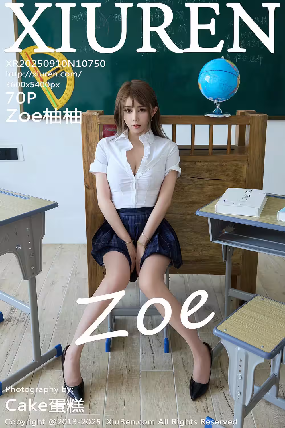 【XIUREN秀人網】2025.09.10 Vol.10750 Zoe柚柚 完整版無水印寫真【71P】