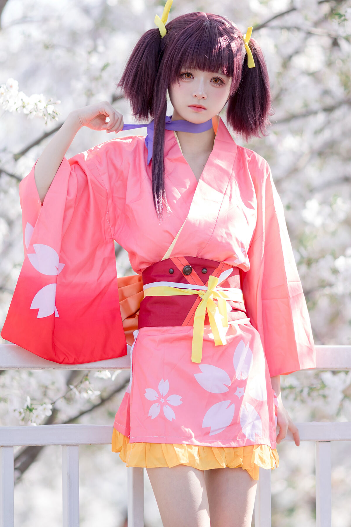 Coser@九柒喵 – 甲铁城的卡巴内利 无名 和服 (35P)