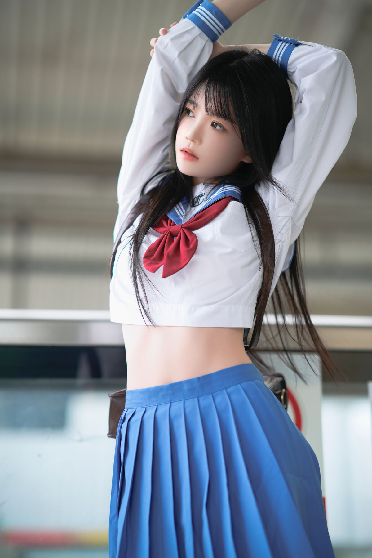 Coser@桜桃喵 – 地铁JK (34P)