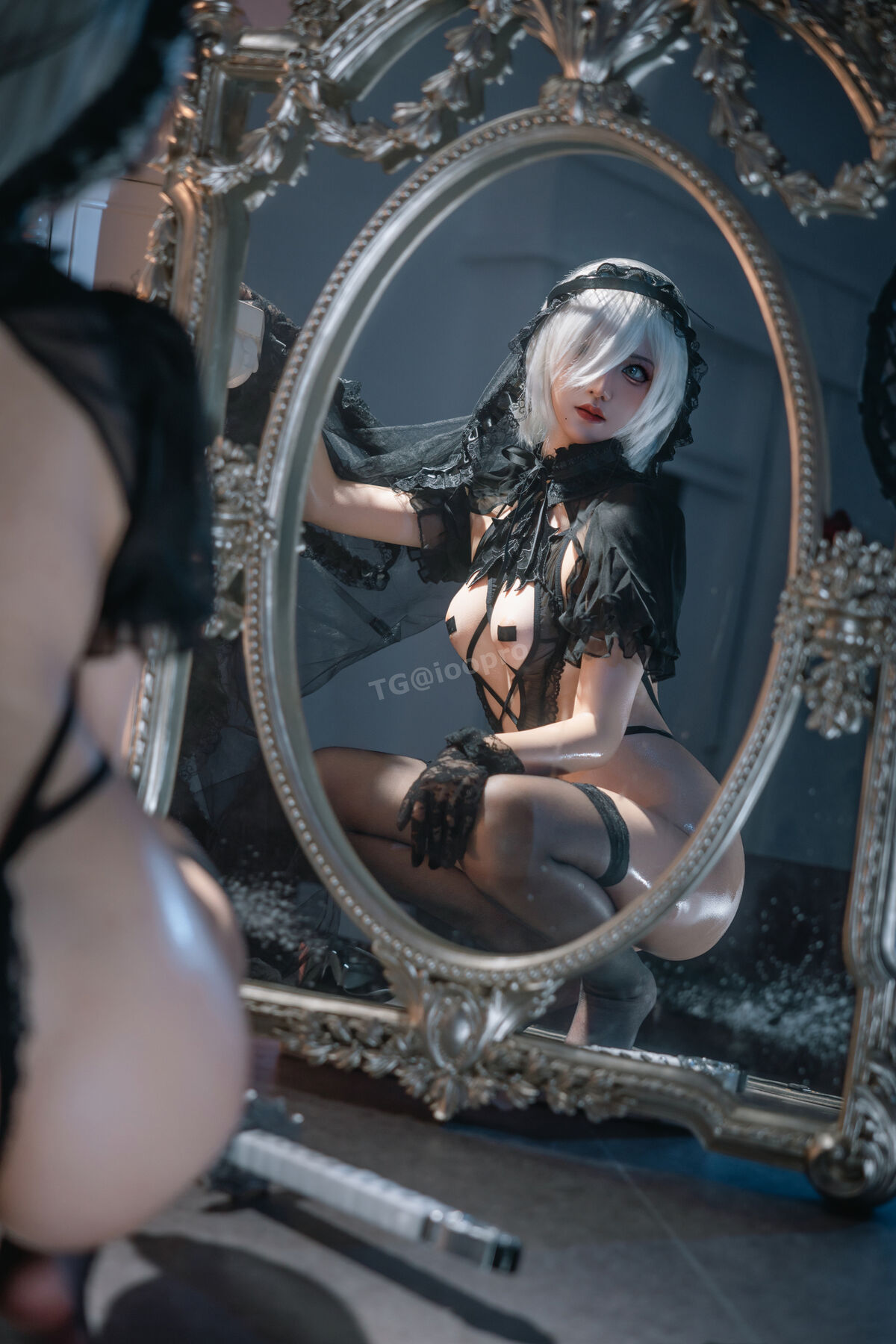 Coser@阿薰kaori – 2b黑花嫁 Part02 (46P)