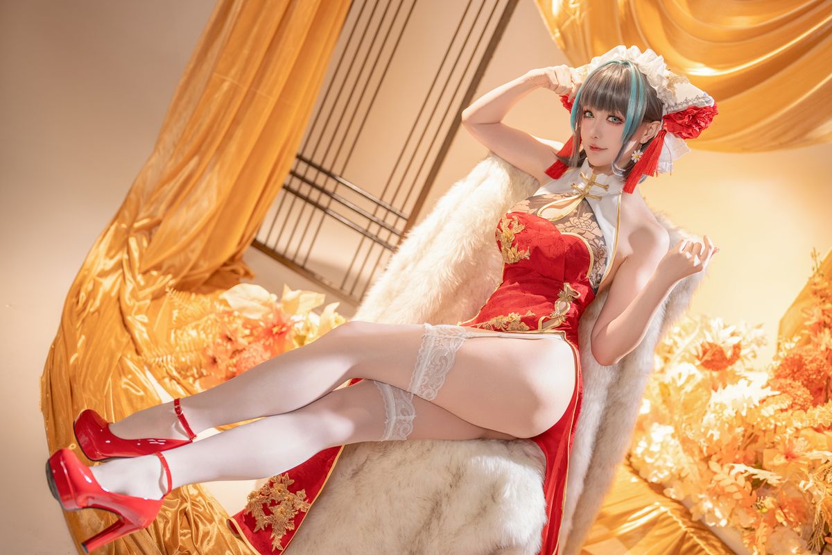 Coser@星之迟迟Hoshilily – 碧蓝航线柴郡 (51P – 1V)