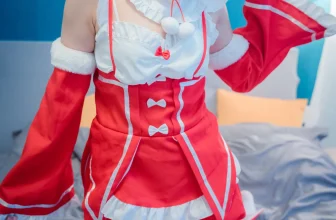 [網紅]押尾貓作品《性感聖誕制服雷姆》 (62P)