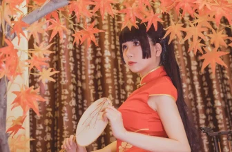 白金Saki & Yoko宅夏 时崎狂三旗袍[21MB-9photos]