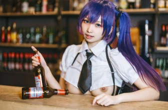 慕慕Momo《小惡魔的魅惑之吻·魔太郎》 (47 Photos)