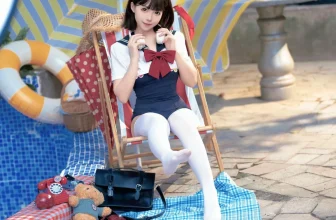 抖音網紅Bangni邦尼反差可愛女生泳裝主題泳池性感死庫水露三點式比基尼秀惹火身材誘惑寫真97P