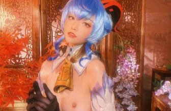 爆机少女喵小吉 (Nekokoyoshi) – 原神-甘雨[1548MB-49photos]