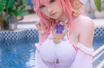 櫻梨梨 八重神子泳裝