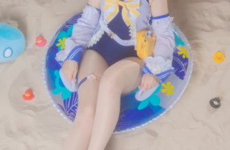 Saya Scarlet – Barbara Swimsuit (Genshin Impact)