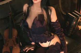 杏仁曲奇 – 黑兽 精灵女王[487MB-60photos]