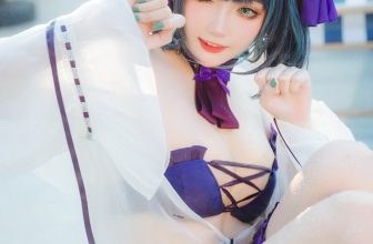 Cosplay 瓜希酱福利 柴郡泳装