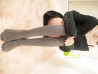 [網路收集系列]福利姬-NTR少女《 黑色毛衣過膝襪紫薇》無聖光大尺度VIP福利帖[23P] (23頁)