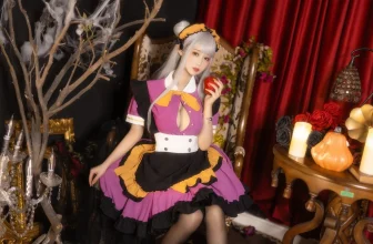 羽生三未 萬聖黑絲女僕