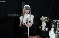 cosplay 金鱼kinngyo – 堕落修女[312MB-62photos]