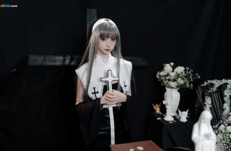 cosplay 金鱼kinngyo – 堕落修女[312MB-62photos]