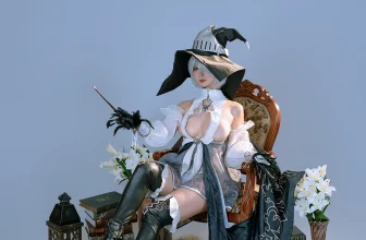 Cosplay 云溪溪Yunx1x1 & 奶桃 – 2B本 YoRHa No.2 Type B 上 Set.04