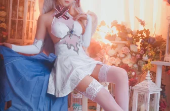 NekoChan – nsfw Ganyu maid selfie set[96MB-24photos]