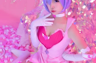 [網路收集系列]福利姬 兔玩映畫《粉粉噠蕾姆護士》VIP福利帖[41P]