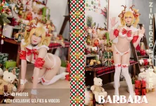 ZinieQ – Barbara Christmas (Genshin Impact)[402MB-37photos]