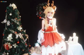 cosplay 爆机少女喵小吉 x 金鱼kinngyo – 圣诞特辑[438MB-87photos]