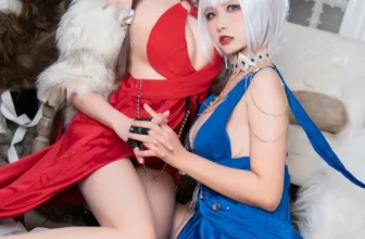 瓜希酱 & Momoko葵葵 – 碧蓝航线赤城 & 加贺 礼服