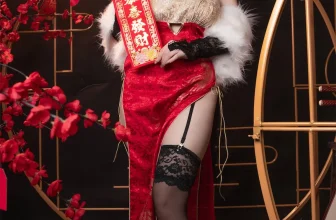 Cosplay 自閉顏球球 無顏小天使wy 碧藍航線 大鳳紅旗袍