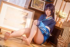 Coser@星之迟迟Hoshilily 蔚蓝档案-早濑优香体操服