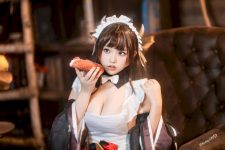 Cosplay 七七娜娜子 牛牛女仆