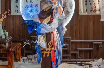 黏黏团子兔 – 11月作品『循循守月-甘雨』- SY[407MB-73photos]