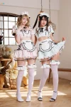 PeachyMilky & Jean WanWan – Ice Cream Parlour Maids[116MB-30photos]