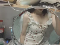 [網紅萌醬] [快點親親我吖-收費視圖]玫瑰連衣裙 (80P)