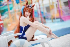 瓜希酱 – 赛馬娘 大和赤骥 Daiwa Scarlet – Uma Musume[118MB-30photos]