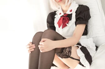 [網路收集系列]福利姬 兔玩映畫《 黑白短女僕 》VIP福利帖[41P]