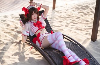 Cosplay 瓜希酱 岛村卯月 泳衣