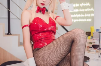 [網路收集系列]福利姬 貓君君《 黑絲兔女郎 》VIP福利帖[41P]