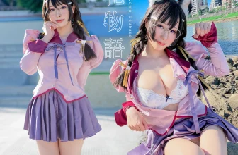 HaneAme雨波 化物语 羽川翼[193MB-43photos]