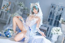 Coser@蜜汁猫裘 碧蓝航线 柴郡 花嫁