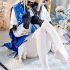 Coser@小仓千代w – 白色蕾丝内衣 (35P)