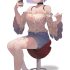 可爱又性感得二次元美女插画
