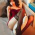 Coser@黏黏团子兔 – 10月作品 黑神话 阁中四妹